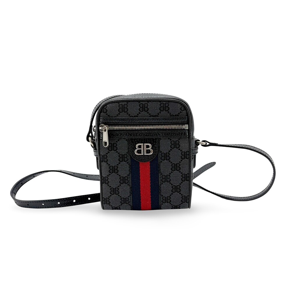 Balenciaga x Gucci The Hacker Project Zip Messenger BB Canvas Mini